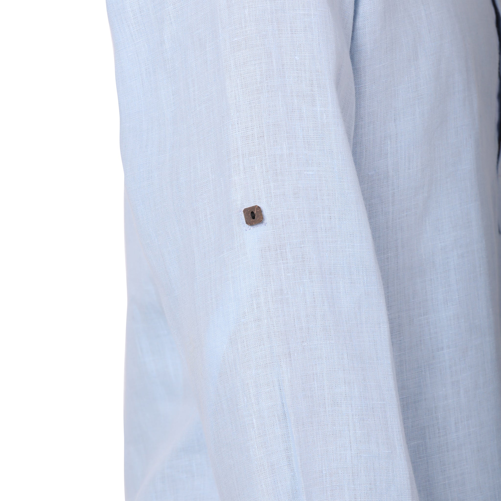 Men Solid Hemp Short Kurta