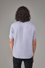 Men' Hemp T-Kurta with Linear Edge Pocket