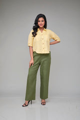 Hemp Off Shoulder Shirt
