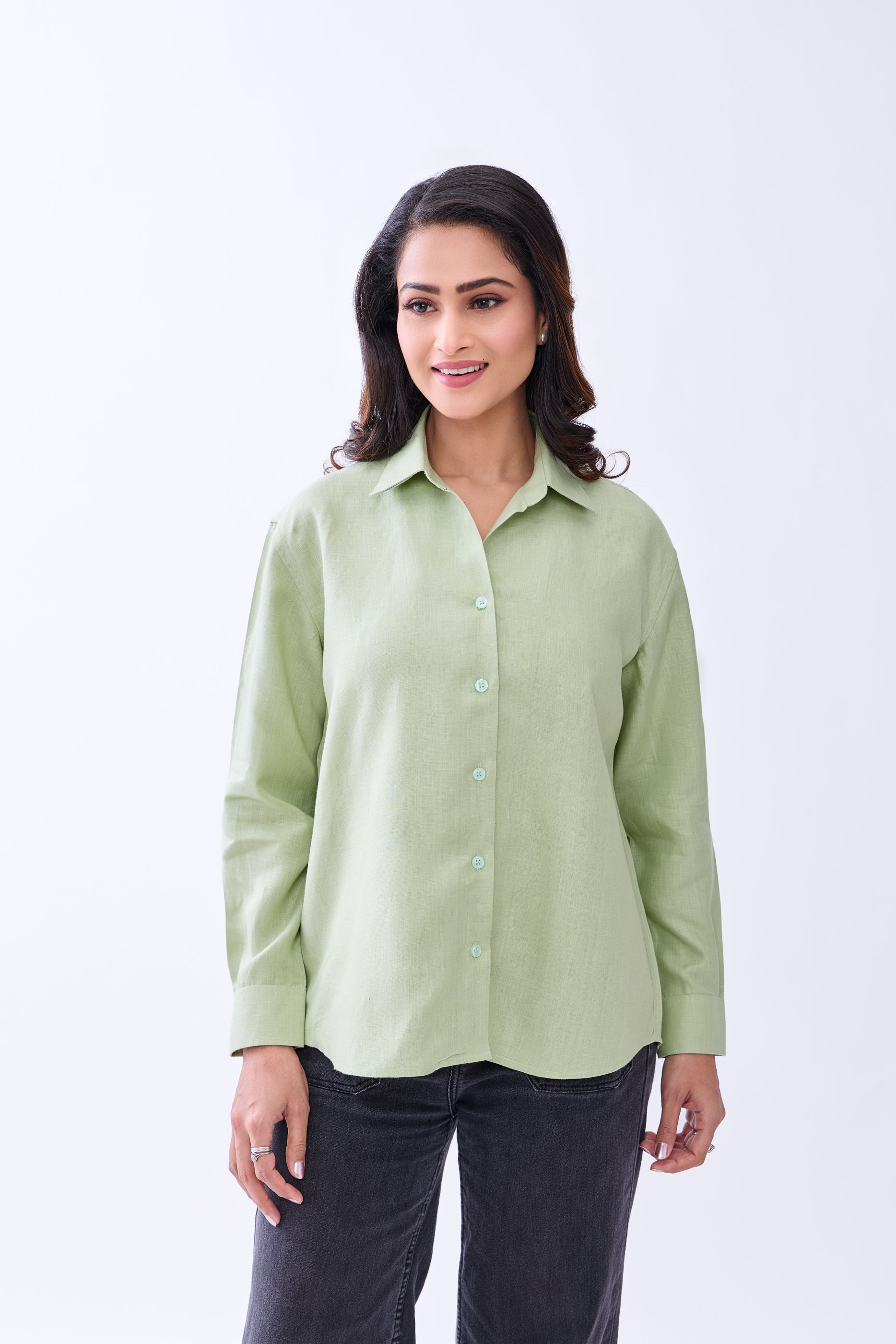 Hemp Women's Classic Button-Down Formal Shirt