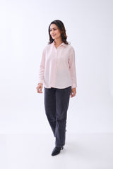 Hemp Women's Solid Button-Down Formal Shirt