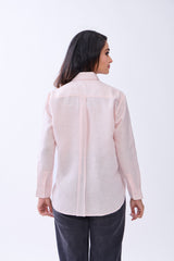 Hemp Women's Solid Button-Down Formal Shirt