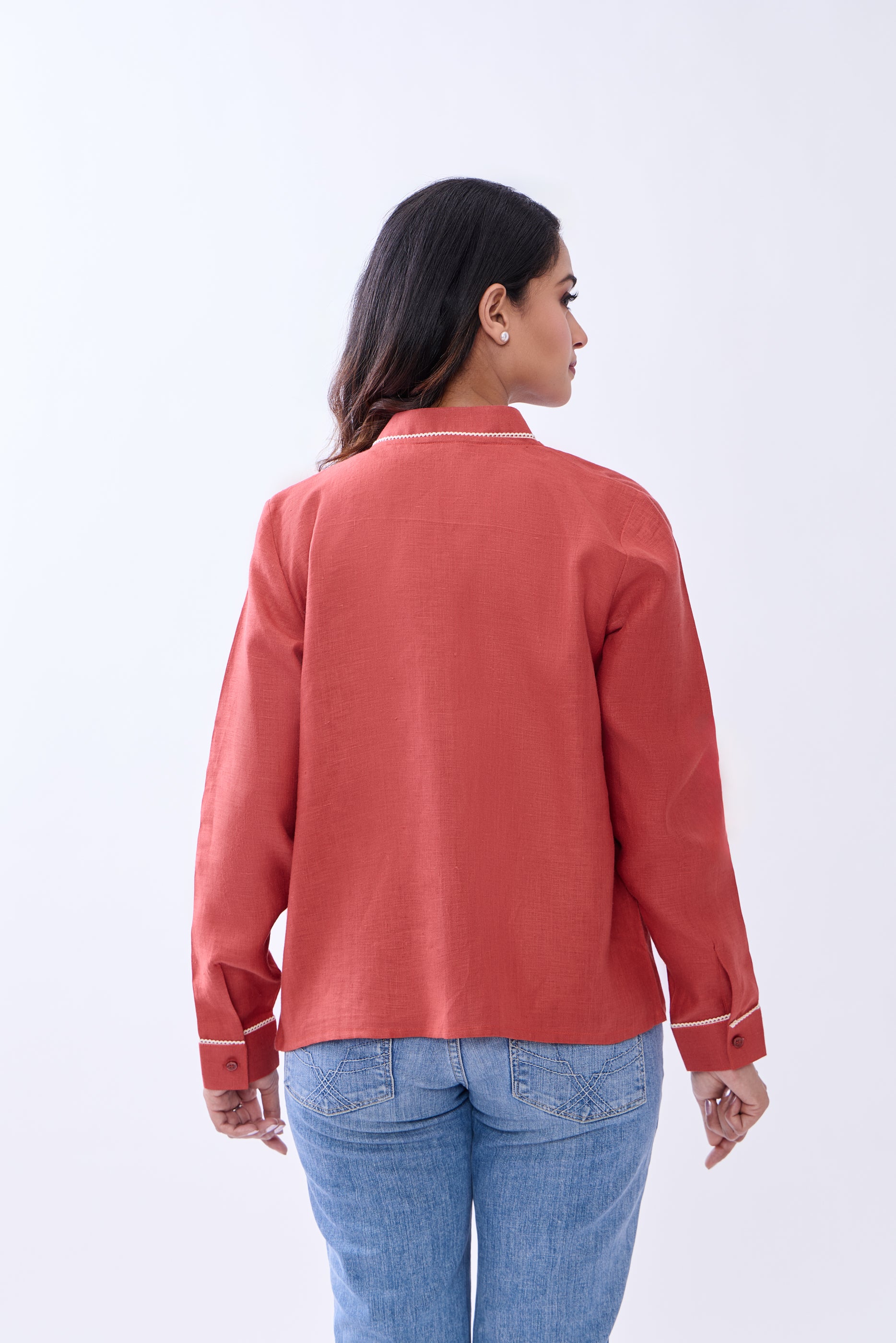 Hemp Women's Front Open Blazer