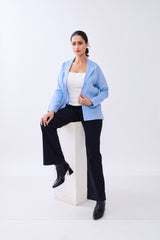 Hemp Women's Open-Front Blazer