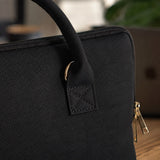 Hemp Solid Slim Laptop Bag