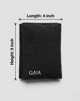 Hemp Plain 3 Fold Unisex Wallet