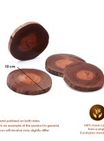 Eucalyptus Wooden Coaster (Pack of 4)_2