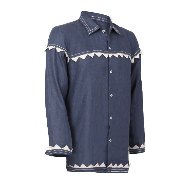 Mens Hemp Anchor Shirt