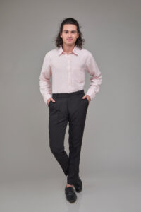 Men Solid Hemp Formal Shirt