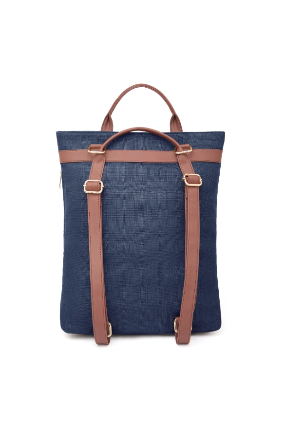 Hemp 2 in 1 Backpack Navy Blue