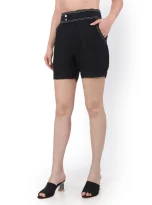 Hemp Black Shorts_1