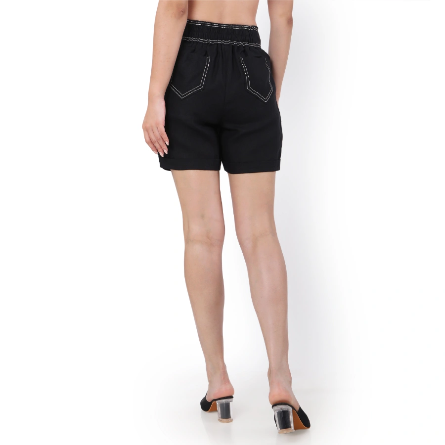 Hemp Black Shorts