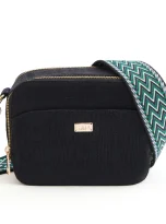 Hemp Double Pocket Sling Bag Black_3