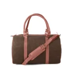 Hemp Duffle Bag Brown