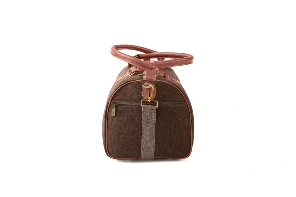 Hemp Duffle Bag Brown