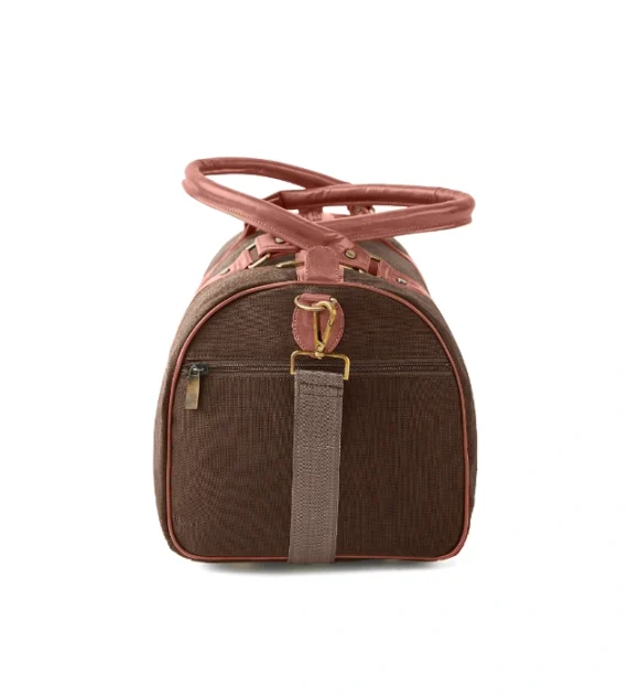 Hemp Duffle Bag Brown