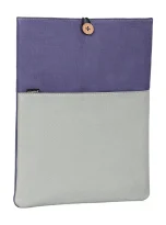 Hemp Laptop Sleeve Sage & Indigo_2