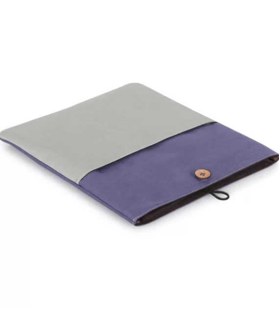 Hemp Laptop Sleeve Sage & Indigo