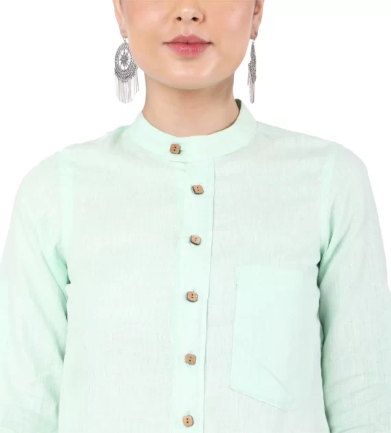 Hemp Pista Green Shirt