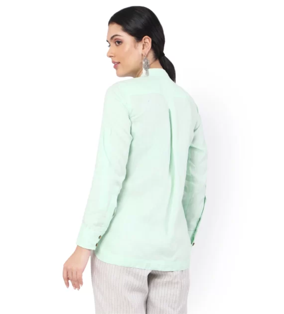 Hemp Pista Green Shirt