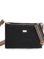 Hemp Sleek Sling Bag Black_2