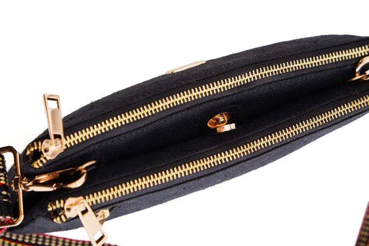 Hemp Sleek Sling Bag Black