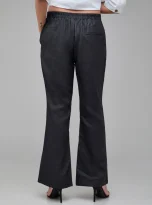 Hemp Solid Black Pants_3