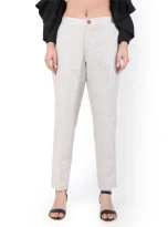 Hemp Striped Lounge Pants_1