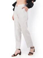 Hemp Striped Lounge Pants_2