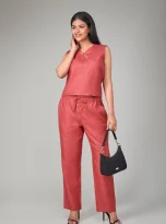 Hemp Teracotta Red Co-Ord Set_2