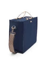 Hemp Tote Bag Navy Blue_2